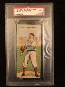 1911 Mecca T201 Harry Gaspar Tommy Clarke Card
