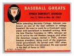 1961 Fleer Ban Johnson American League Card #48