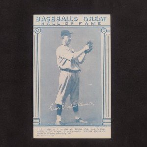 1974 Grover Alexander Baseball Hall of Fame Card