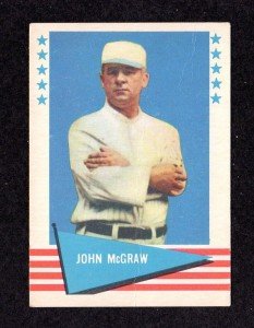 1961 Fleer Baseball Greats John McGraw Card