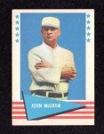 1961 Fleer Baseball Greats John McGraw Card