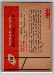 1960 Fleer Roger Ellis Rookie Card #119