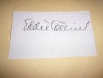 EDDIE COLLINS Baseball Autograph Reprint Card