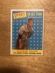 1958 Topps Warren Spahn All-Star Card #494