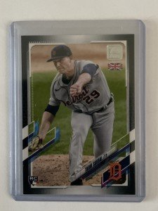 2021 Topps Tarik Skubal Black /125 RC Card