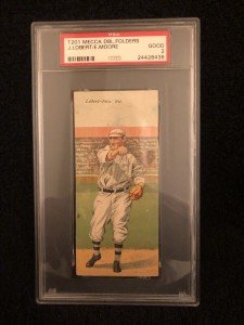 1911 Mecca Double Folders T201 J. Lobert & E. Moore