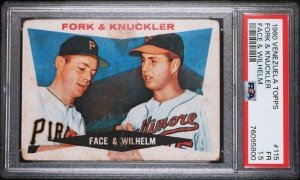 Venezuelan Hoyt Wilhelm 1960 Topps #115 Card