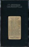 1909 E95 Eddie Collins Baseball Card - SGC 1.5