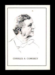 1950 Callahan HOF #21 Charles Comiskey Card