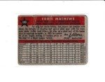 1958 Topps Sport Magazine Eddie Mathews All-Star Card