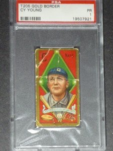 1911 T205 Cy Young Gold Border Baseball Card