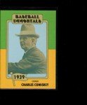 1980-87 SSPC Baseball Immortals Charles Comiskey Card