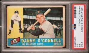 1960 Venezuelan Topps Danny O'Connell PSA 1.5 Card
