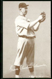 1980 Hall of Fame Exhibit Sepia Grover Alexander