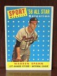 1958 Topps Sport Magazine All Star #494 Warren Spahn