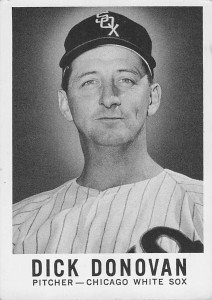 1960 Leaf Baseball Dick Donovan Card #72