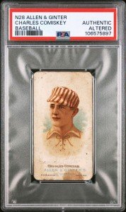 1888 N28 Allen & Ginter Charles Comiskey Card
