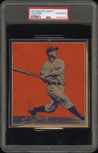 1935 Lou Gehrig Wheaties Series 1 PSA Authentic