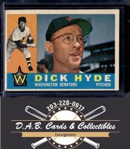 1960 Topps Venezuelan Dick Hyde Baseball Card