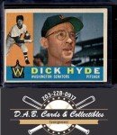 1960 Topps Venezuelan Dick Hyde Baseball Card