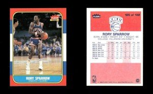 1986-87 Fleer Basketball Rookie HOF Singles