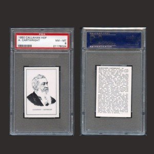 Alexander Cartwright 1950 Callahan HOF Trading Card