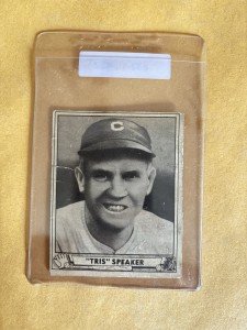 1940 Play Ball Tris Speaker #170 Card