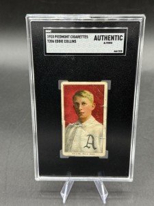 1910 T206 Eddie Collins Baseball Card SGC Authentic