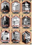 2012 Panini Cooperstown Baseball Card Lot, 9 Cards