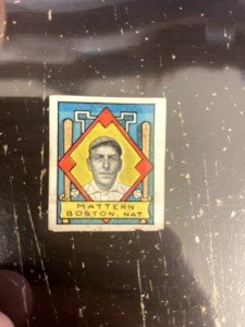 1911 Helmar Al Mattern T332 Sports Card
