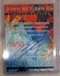 John McGraw #3 Signed Limited Edition Art Card
