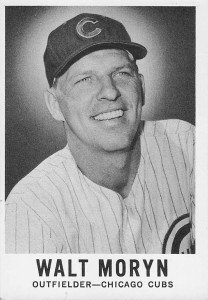 1960 Leaf Baseball Card #17 Walt Moryn
