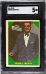 1960 Fleer Branch Rickey Baseball Card #55 SGC 5
