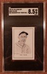 Eddie Collins 1950 Hall of Fame Baseball Card