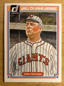 1983 Donruss John McGraw Hall of Fame Card