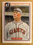 1983 Donruss John McGraw Hall of Fame Card