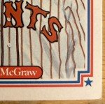1983 Donruss John McGraw Hall of Fame Card