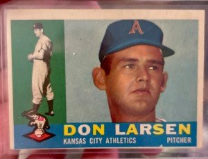 1960 Topps Don Larsen #353 Kansas City Athletics