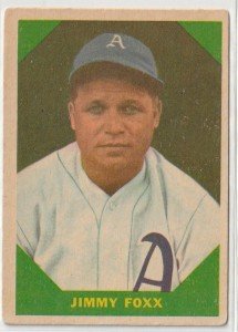Jimmie Foxx 1960 Fleer Baseball Card #53