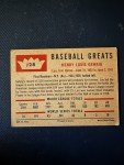 Lou Gehrig 1960 Fleer Baseball Card #28