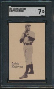 1951 Connie Mack Book Christy Mathewson SGC 7