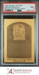 1981 Hall of Fame Morgan Bulkeley Plaque Card PSA 9