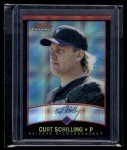 2001 Bowman Chrome Xfractor Curt Schilling Card