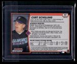 2001 Bowman Chrome Xfractor Curt Schilling Card