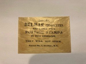1911 Helmar T332 Baseball Stamp Wrapper Envelope