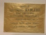 1911 Helmar T332 Baseball Stamp Wrapper Envelope