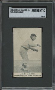 1921 E121 John McGraw Sports Card - Giants