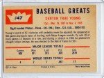 1960 Fleer Cy Young Red Sox Card #47