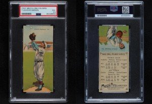 1911 Mecca T201 Tommy Leach George Gibson Card