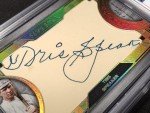 Tris Speaker 1/1 Auto Cut Signature Card